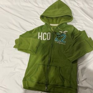 Green Hollister sweatshirt